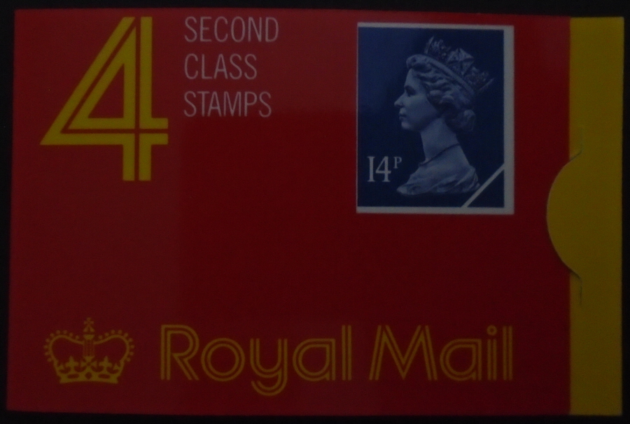 (image for) GB4 / DB16(9)A shift of blue on cover Harrison / Walsall 56p Barcode Booklet